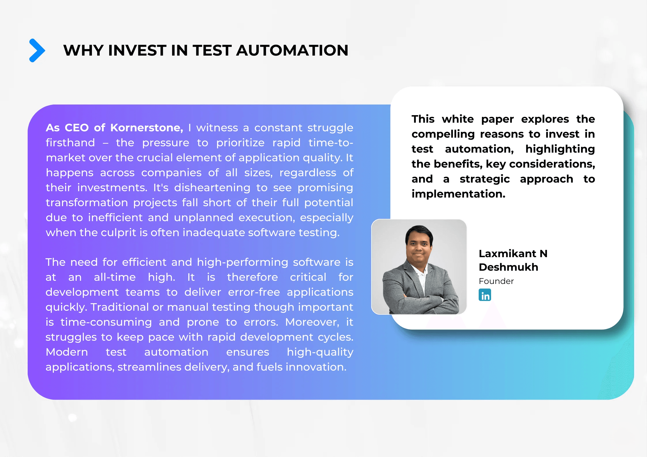 Kornerstone White Paper slide 2